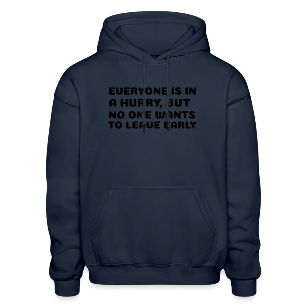 Gildan Heavy Blend Adult Hoodie, leave early