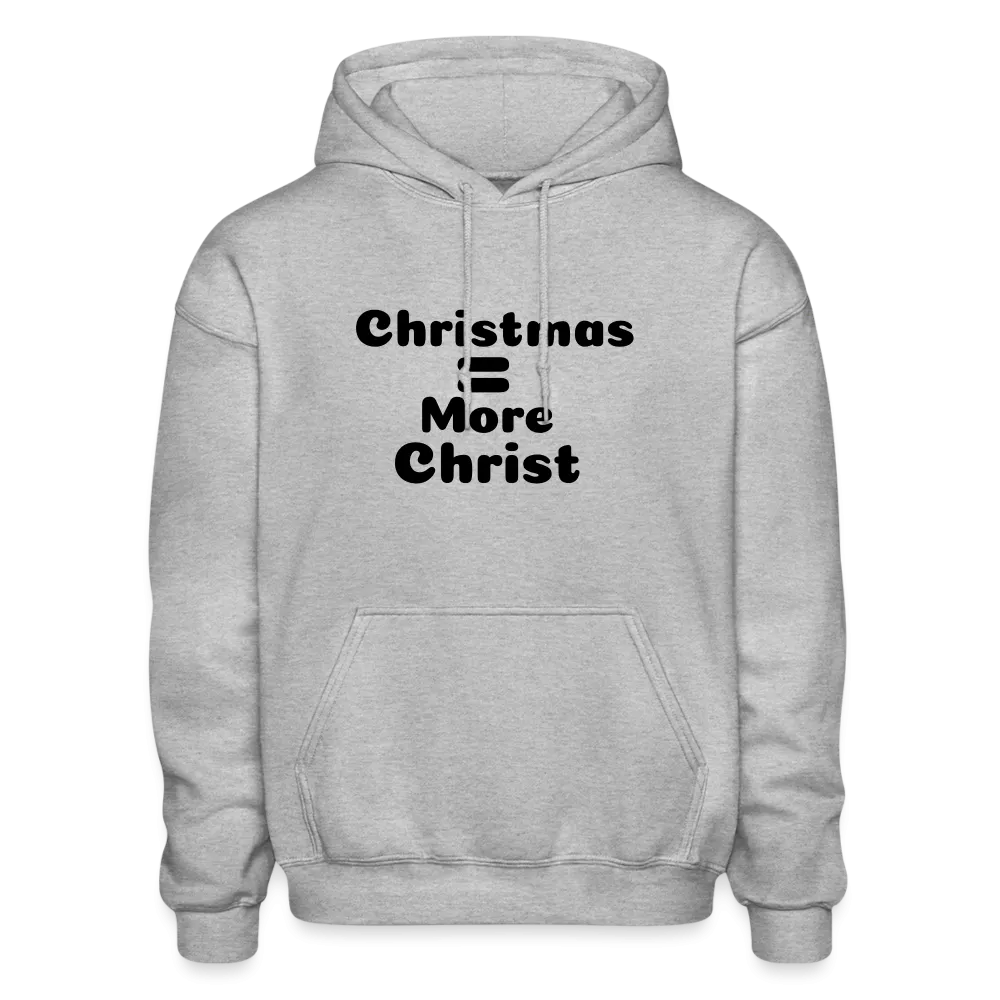 Gildan Heavy Blend Adult Hoodie with a message of Christmas