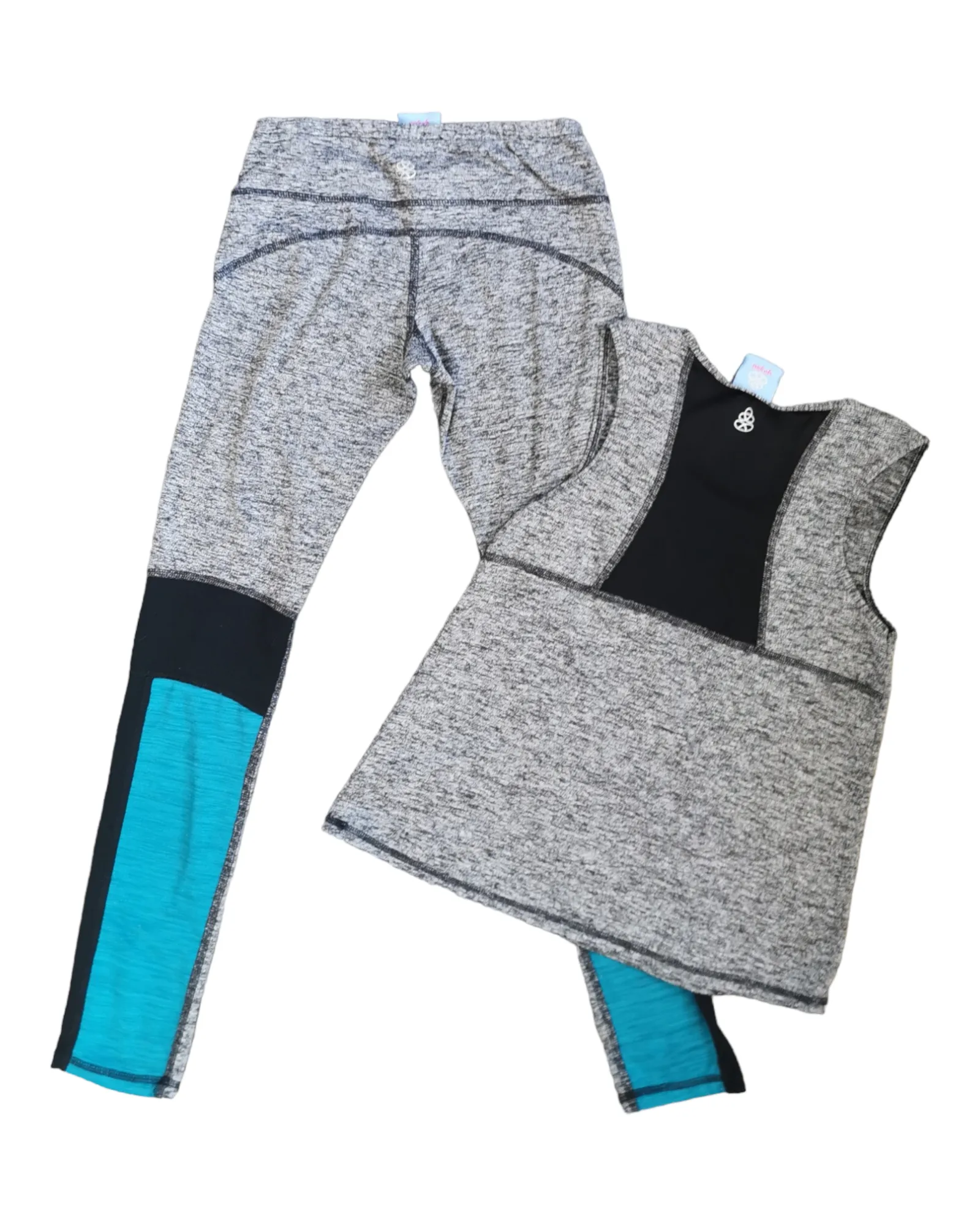 GIRL SIZE 10/12 YEARS - YOGINI, 2 Piece Matching Athletic Outfit VGUC B15