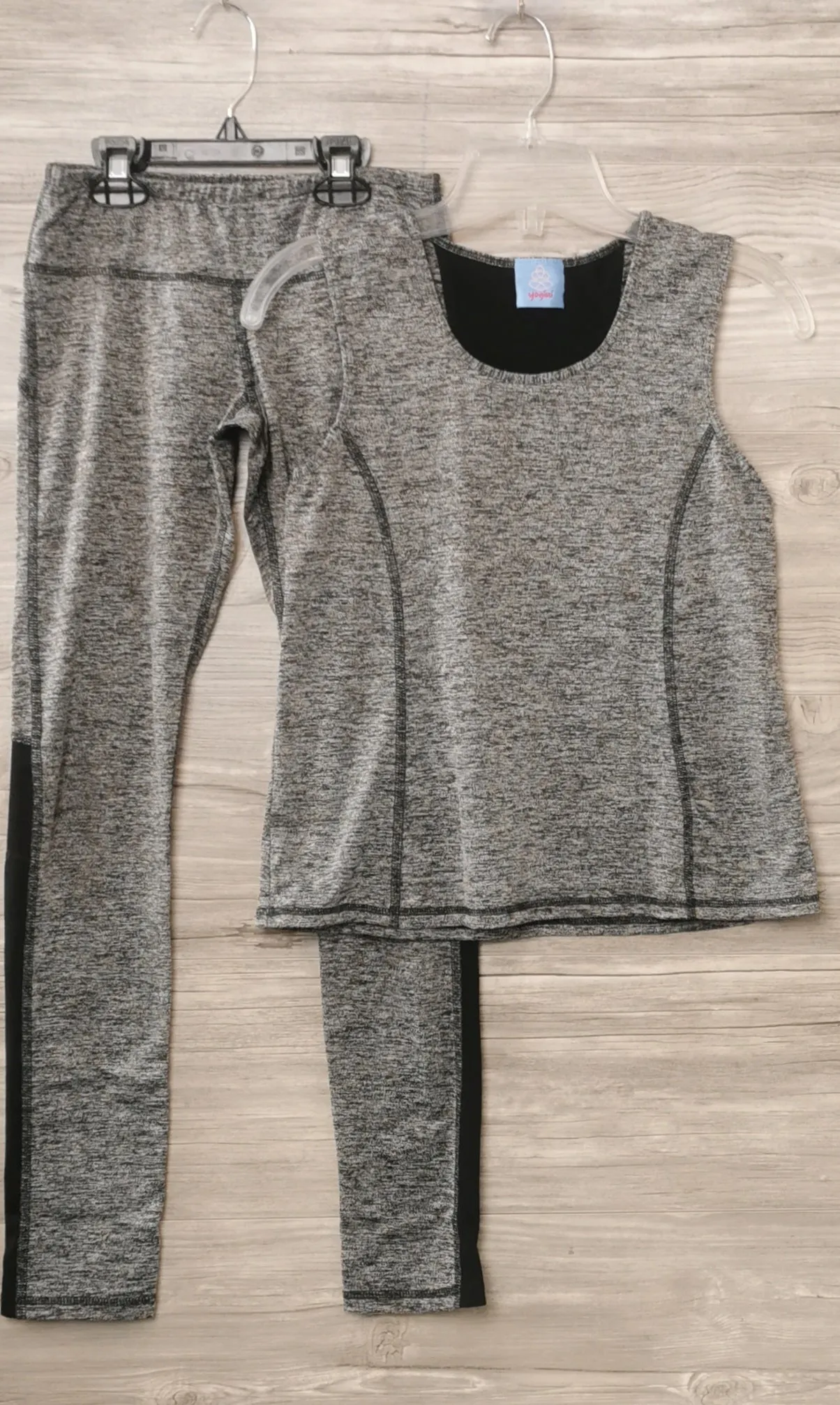 GIRL SIZE 10/12 YEARS - YOGINI, 2 Piece Matching Athletic Outfit VGUC B15