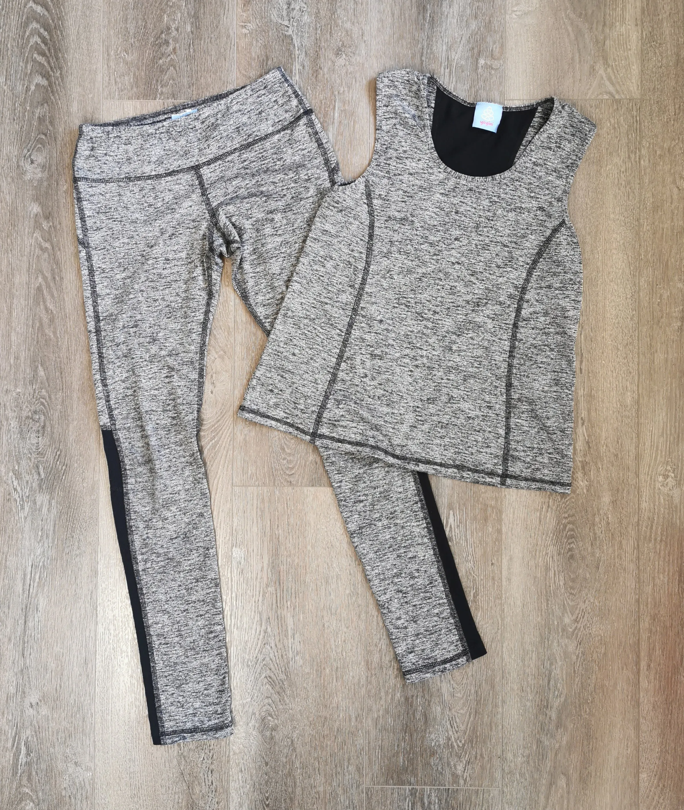 GIRL SIZE 10/12 YEARS - YOGINI, 2 Piece Matching Athletic Outfit VGUC B15