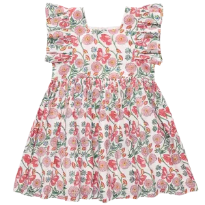 Girls Dresses | Elsie - BUtterfly Vines | Pink Chicken