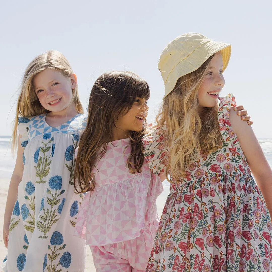 Girls Dresses | Elsie - BUtterfly Vines | Pink Chicken