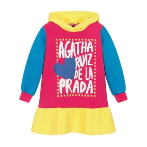 Girls Multi Coloured Heart Dress