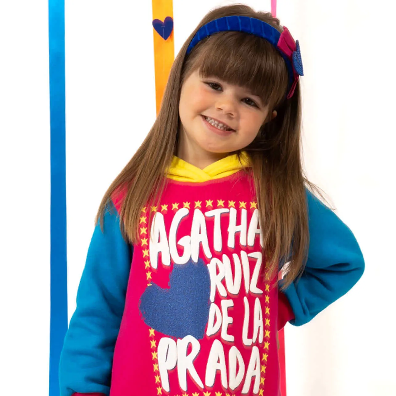 Girls Multi Coloured Heart Dress