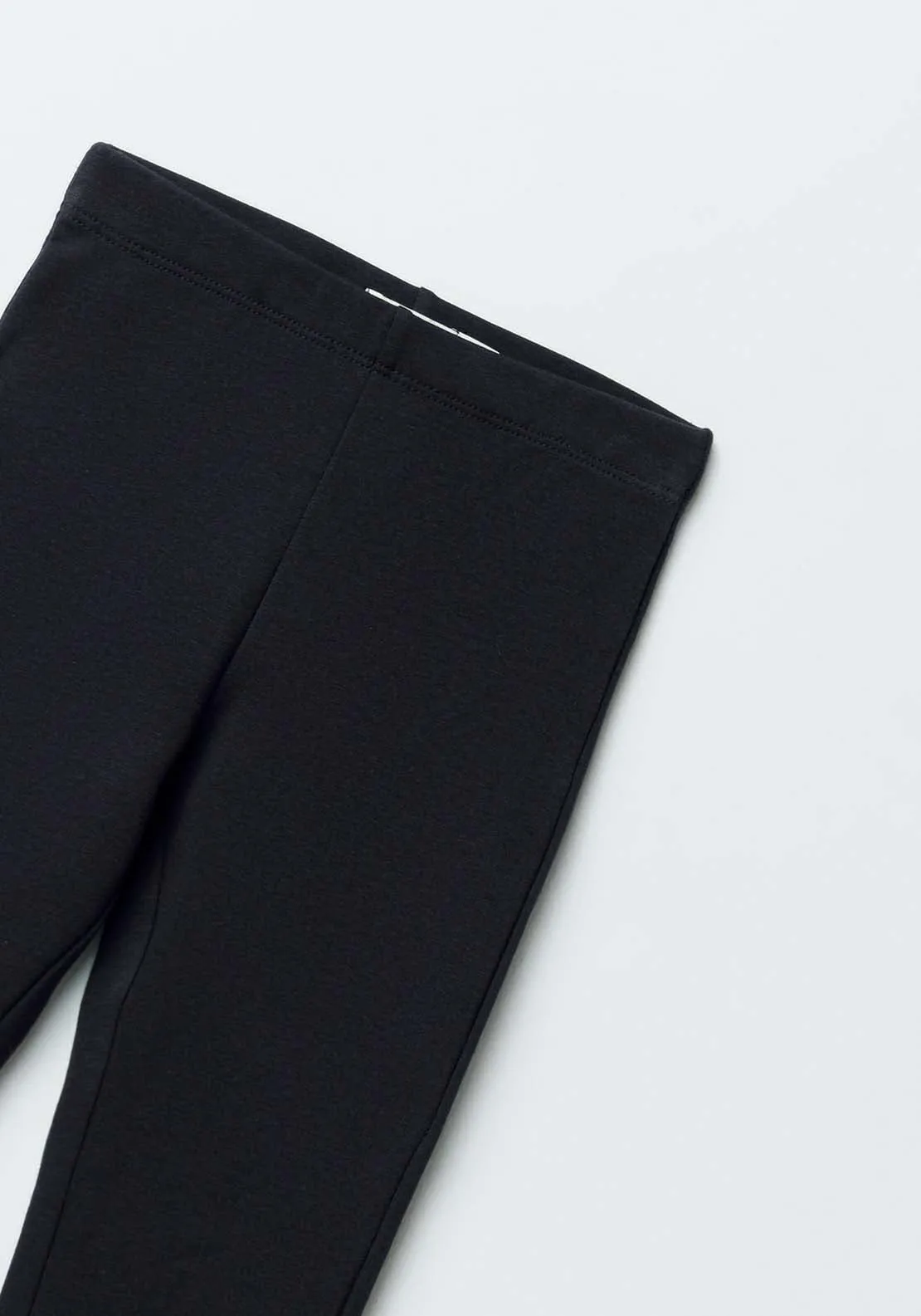 Girls Plush flared trousers - Black