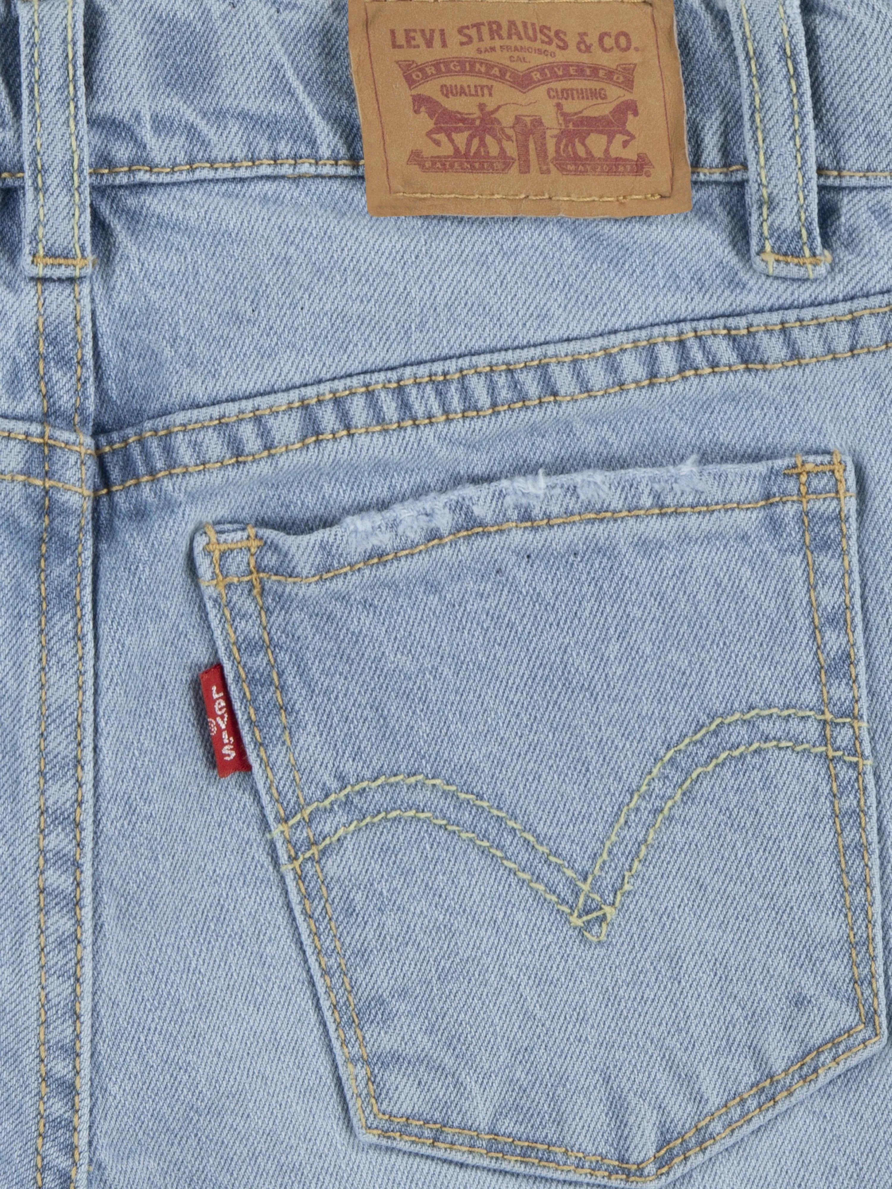 Girls Wide Leg Jeans in Blue