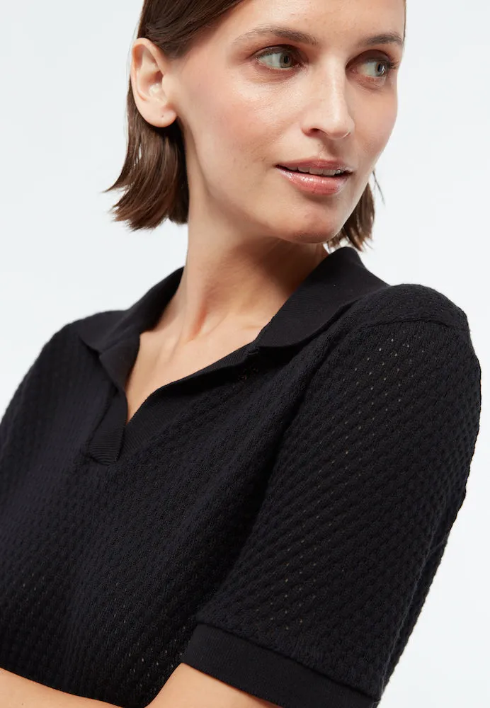 GIVN BERLIN Yasmin polo shirt black women