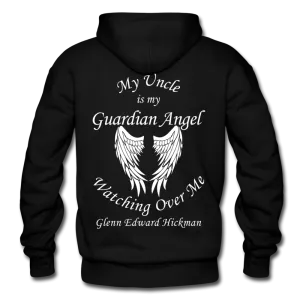 Glenn Edward Hickman Gildan Heavy Blend Adult Hoodie with dates on sleeves