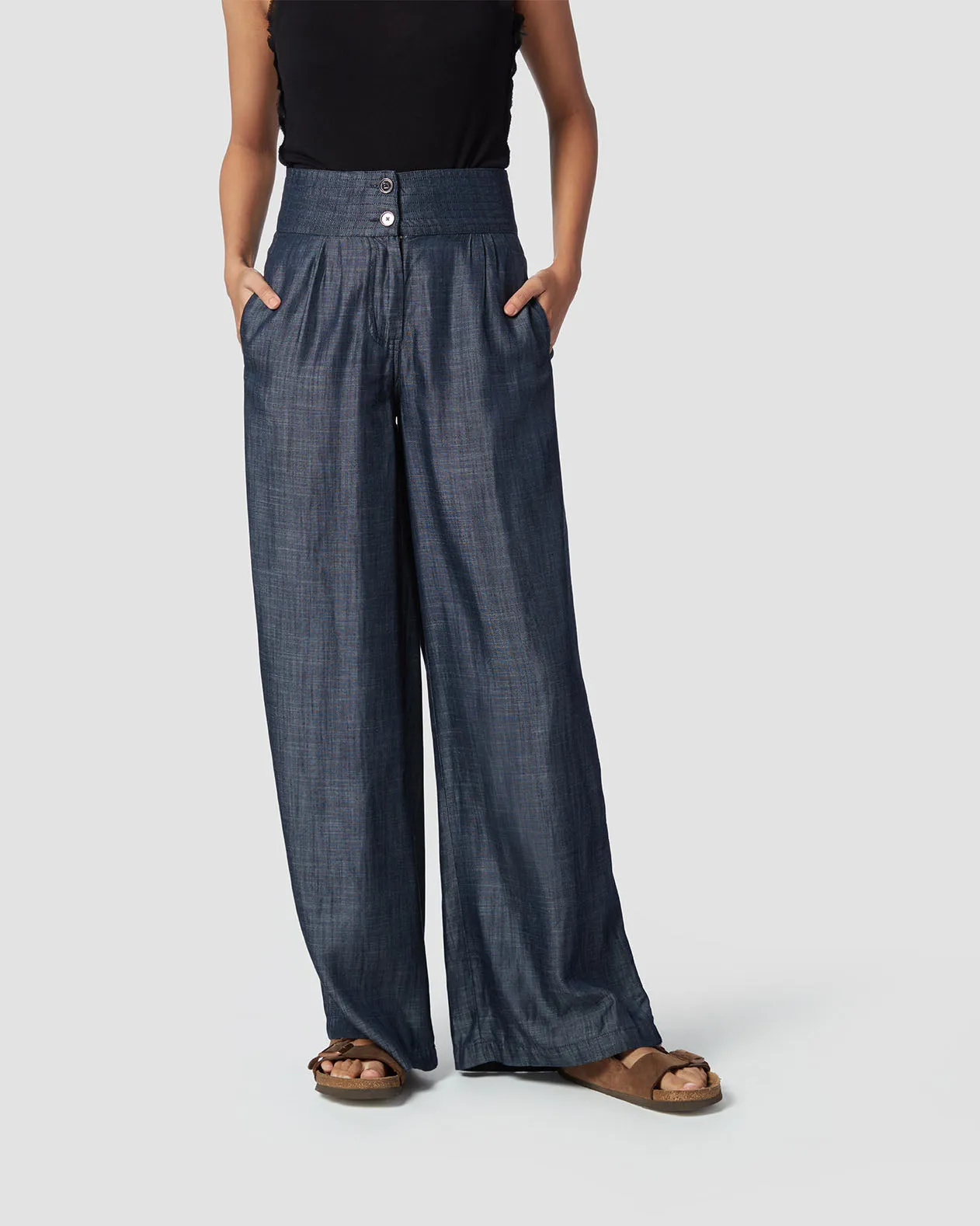Go With The Flow Wide-Legged Jeans