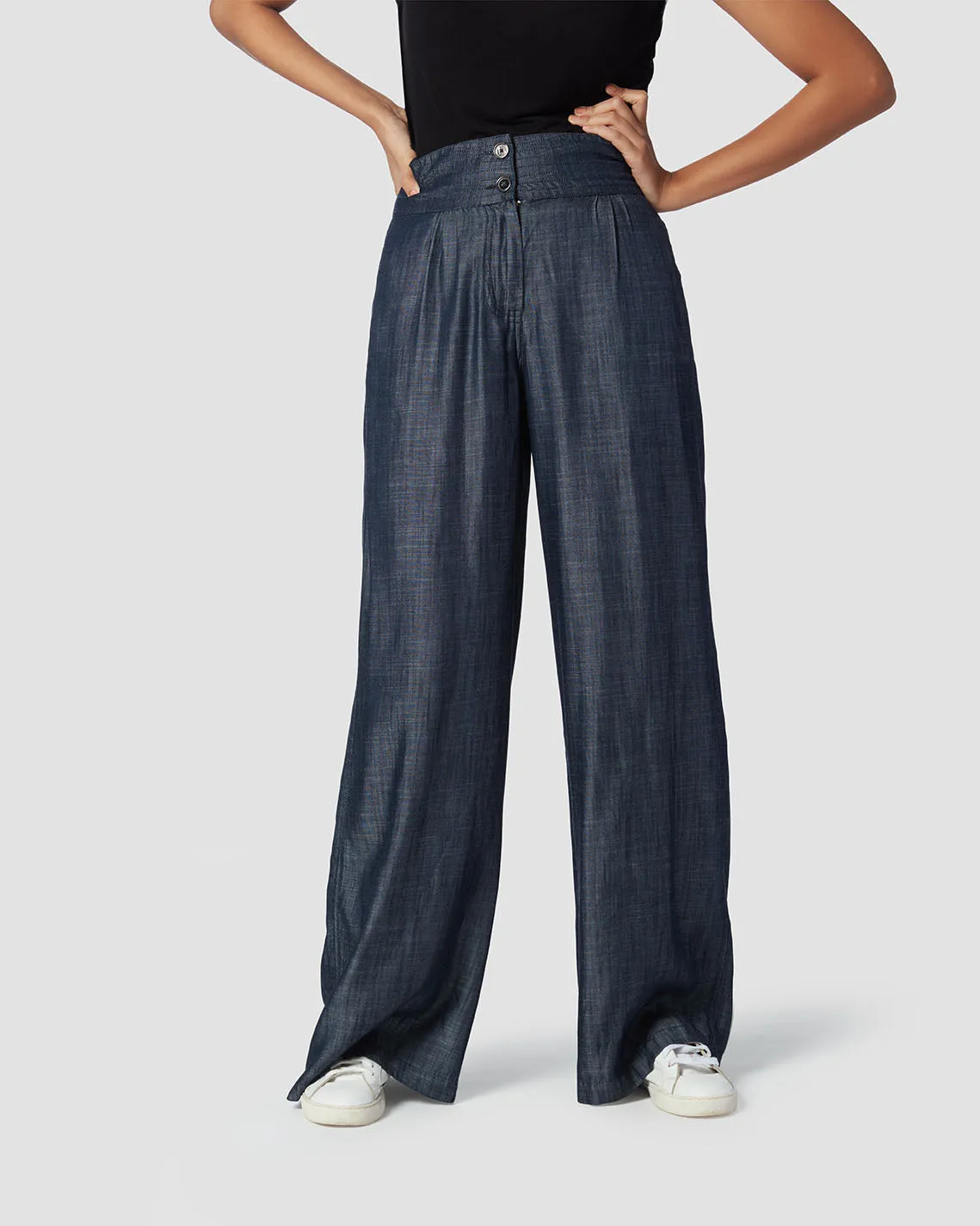 Go With The Flow Wide-Legged Jeans