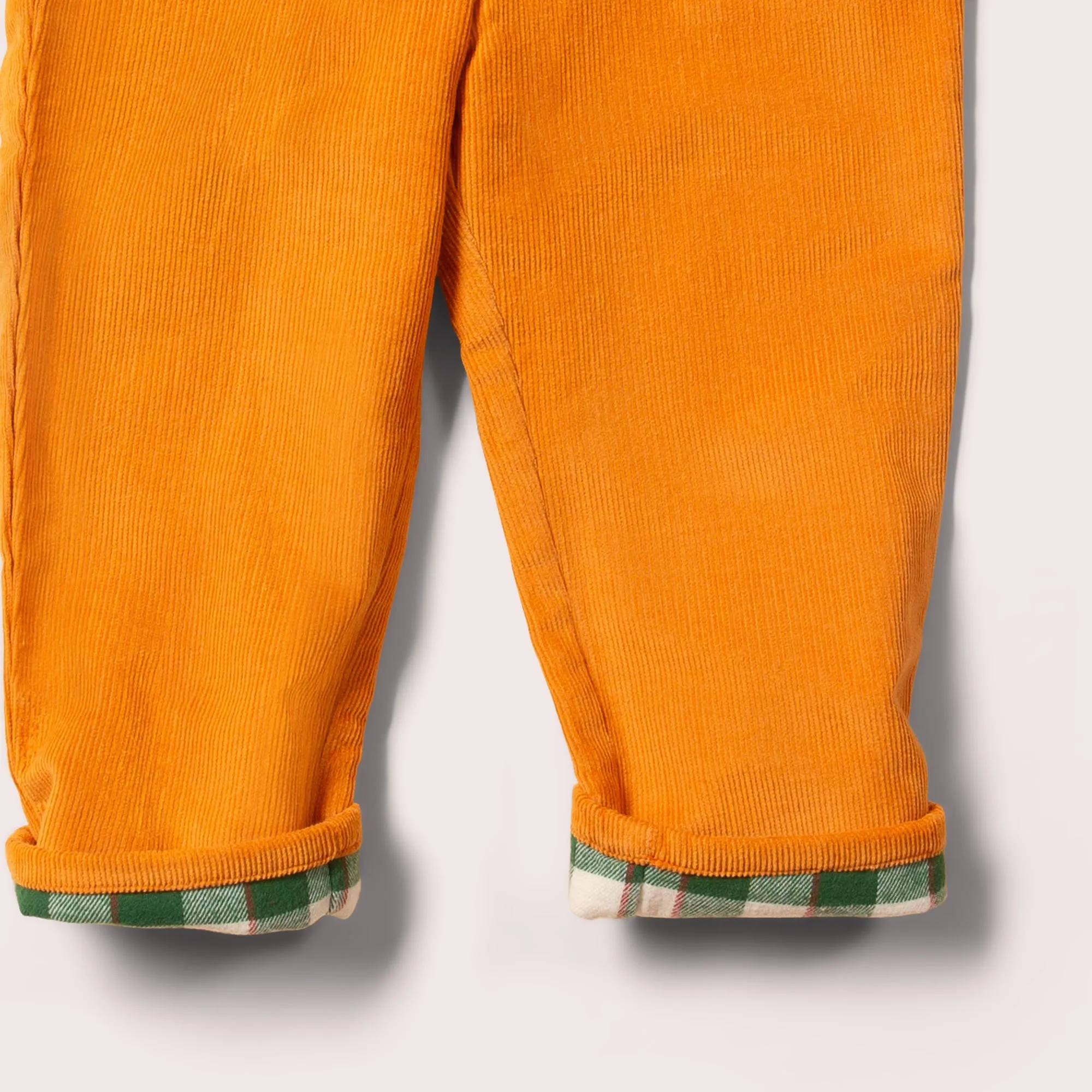 Golden Ochre Corduroy Lined Adventure Jeans