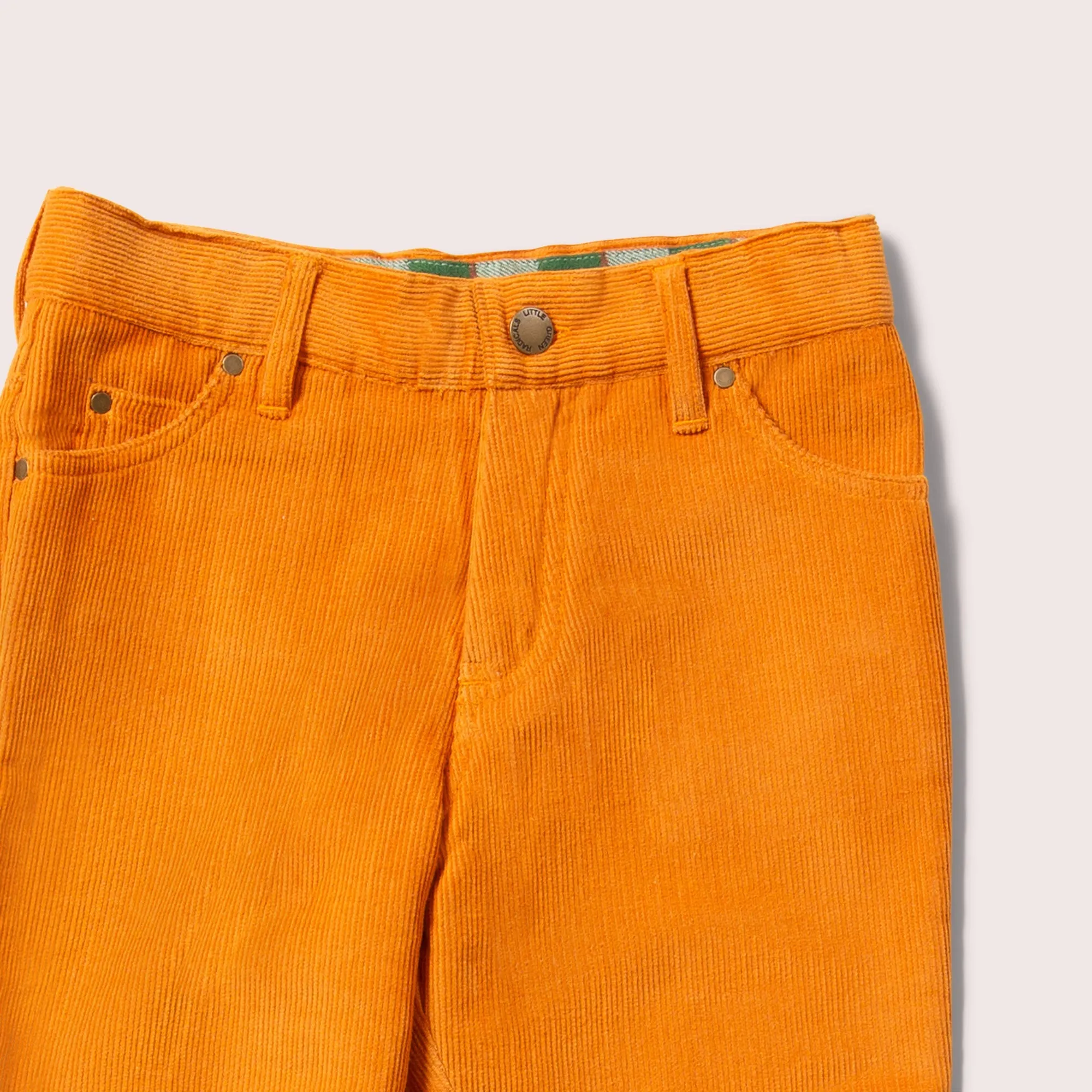 Golden Ochre Corduroy Lined Adventure Jeans