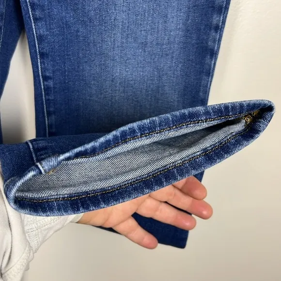 Good American Revolve Legs Straight Jeans in Indigo332 EUC