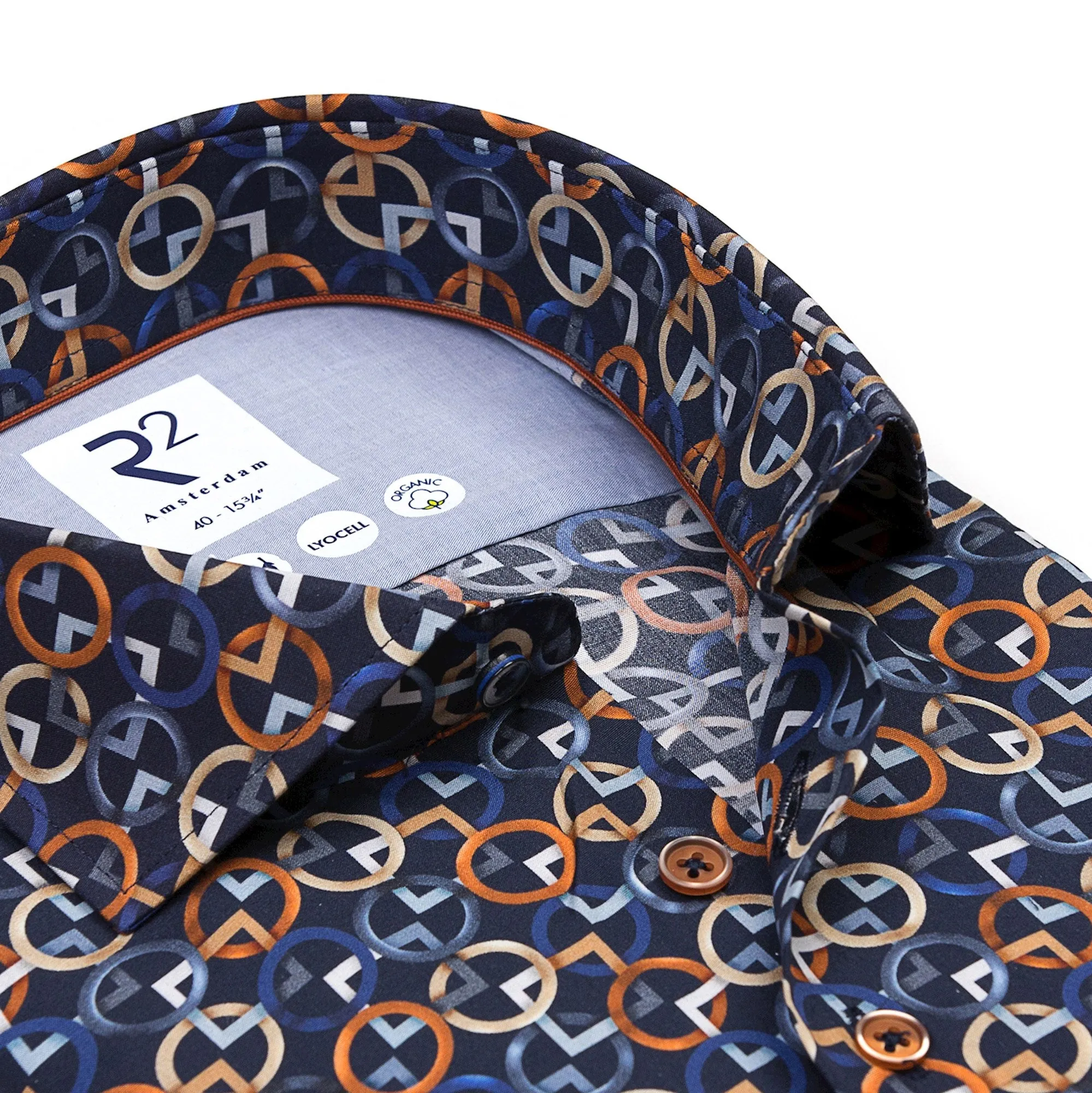 Graphic print Tencel shirt