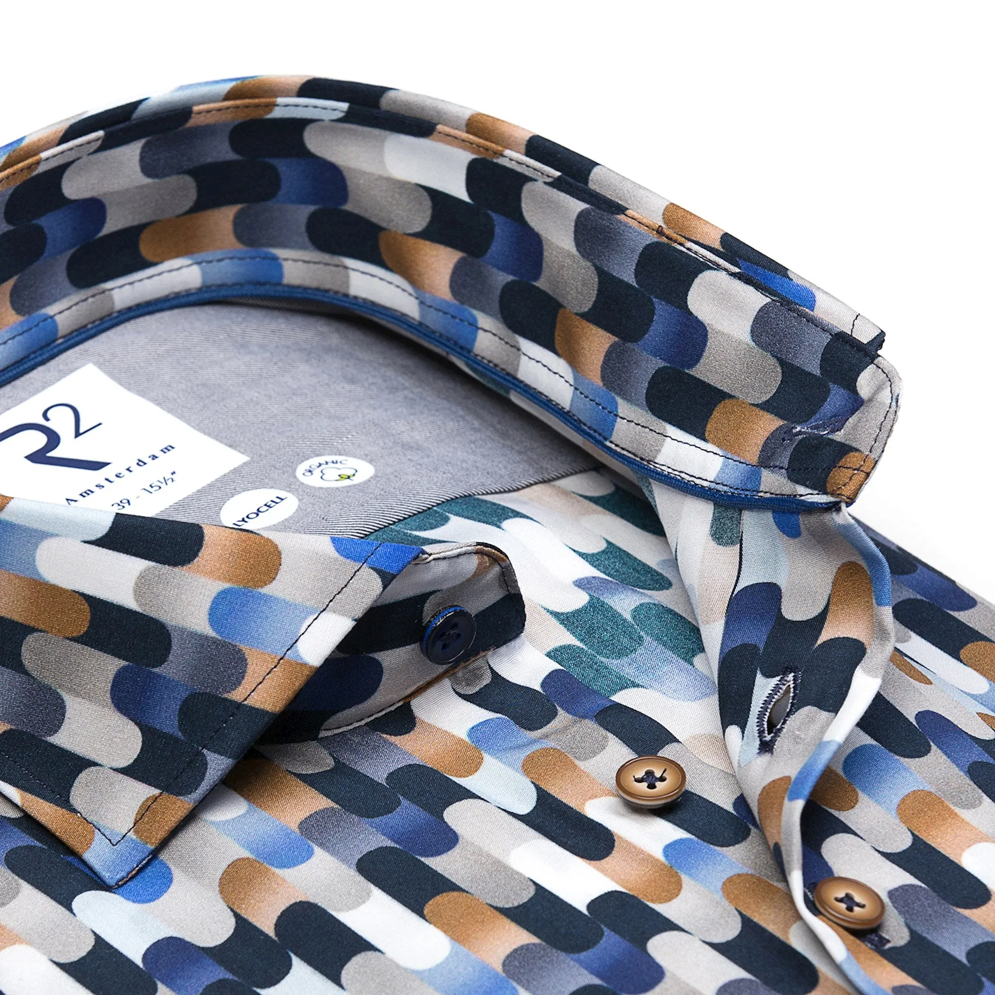 Graphic print Tencel shirt