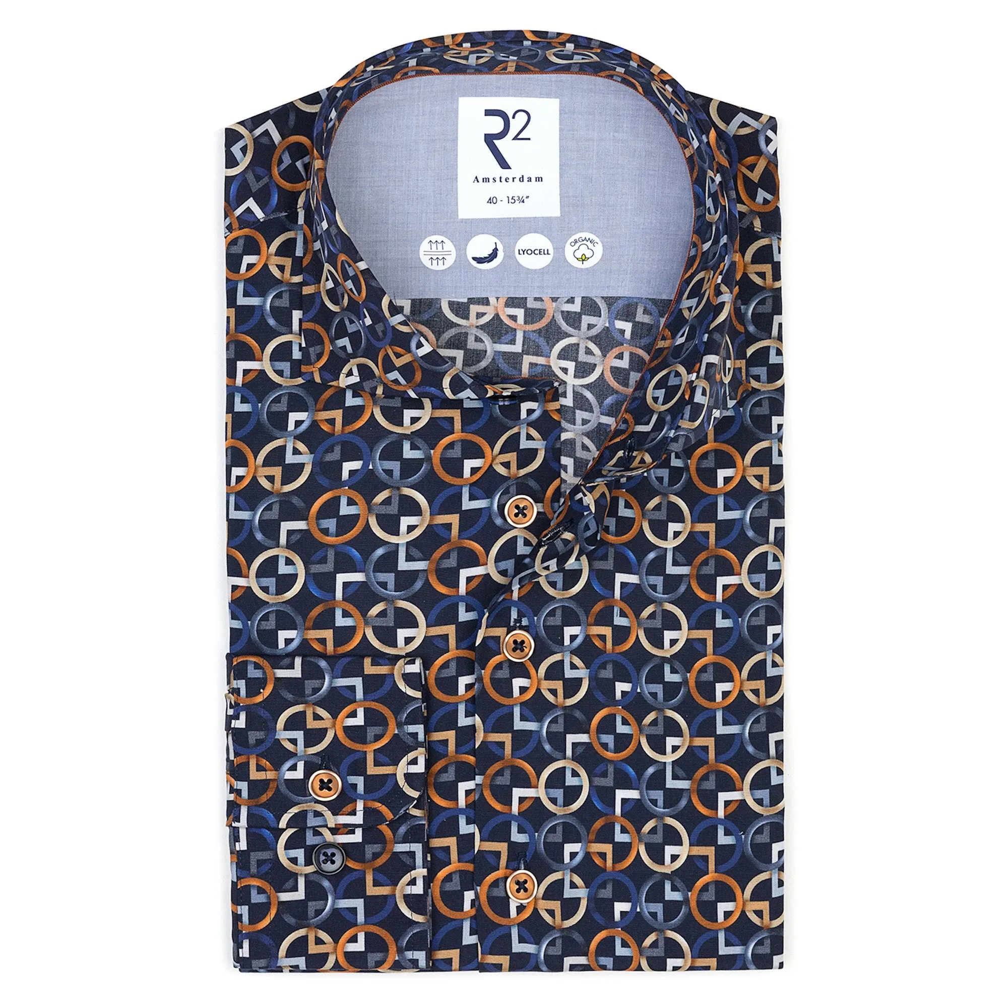 Graphic print Tencel shirt