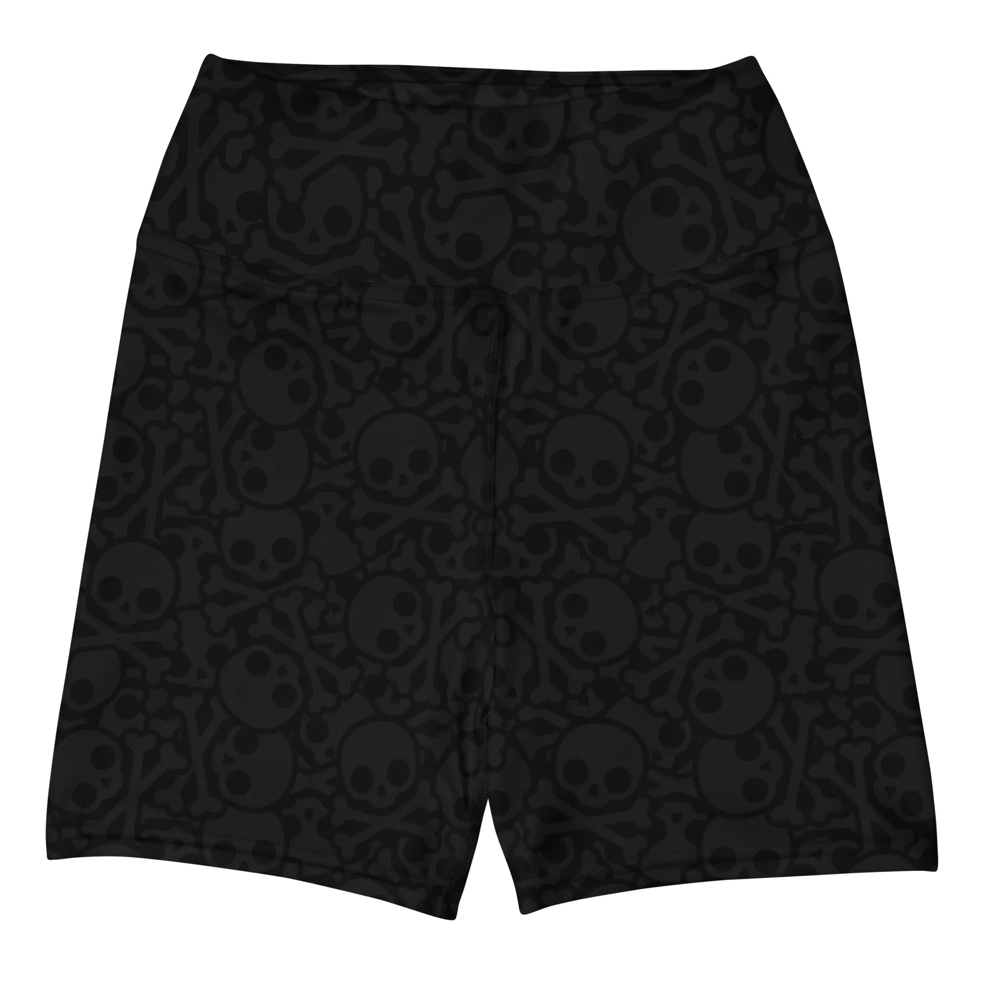 Grave Grip Skeleton Yoga Shorts