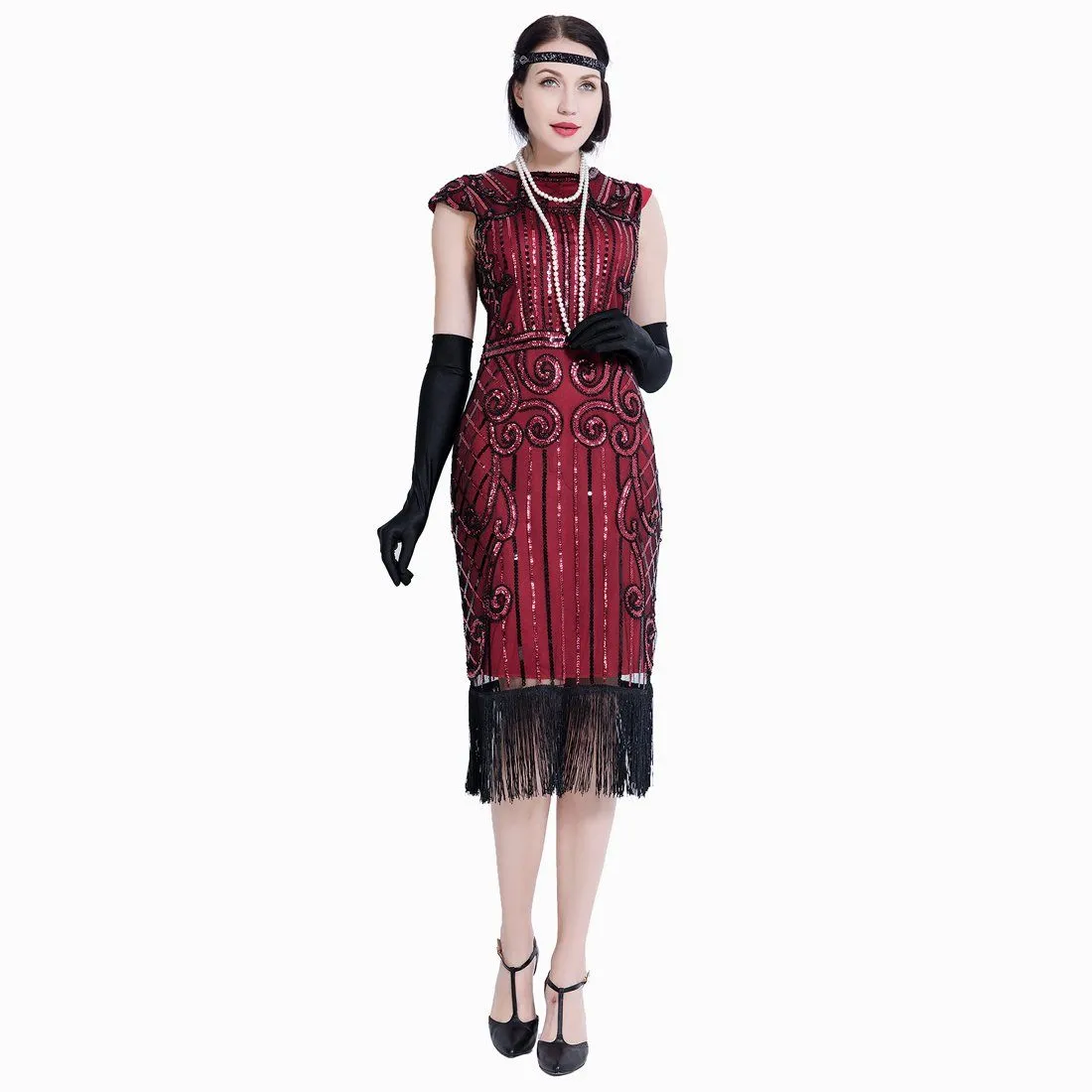 Great Gatsby Fancy Dress 1920s Fashion Women 20's Themed Party|JaosWish