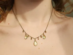 Green Amethyst Necklace