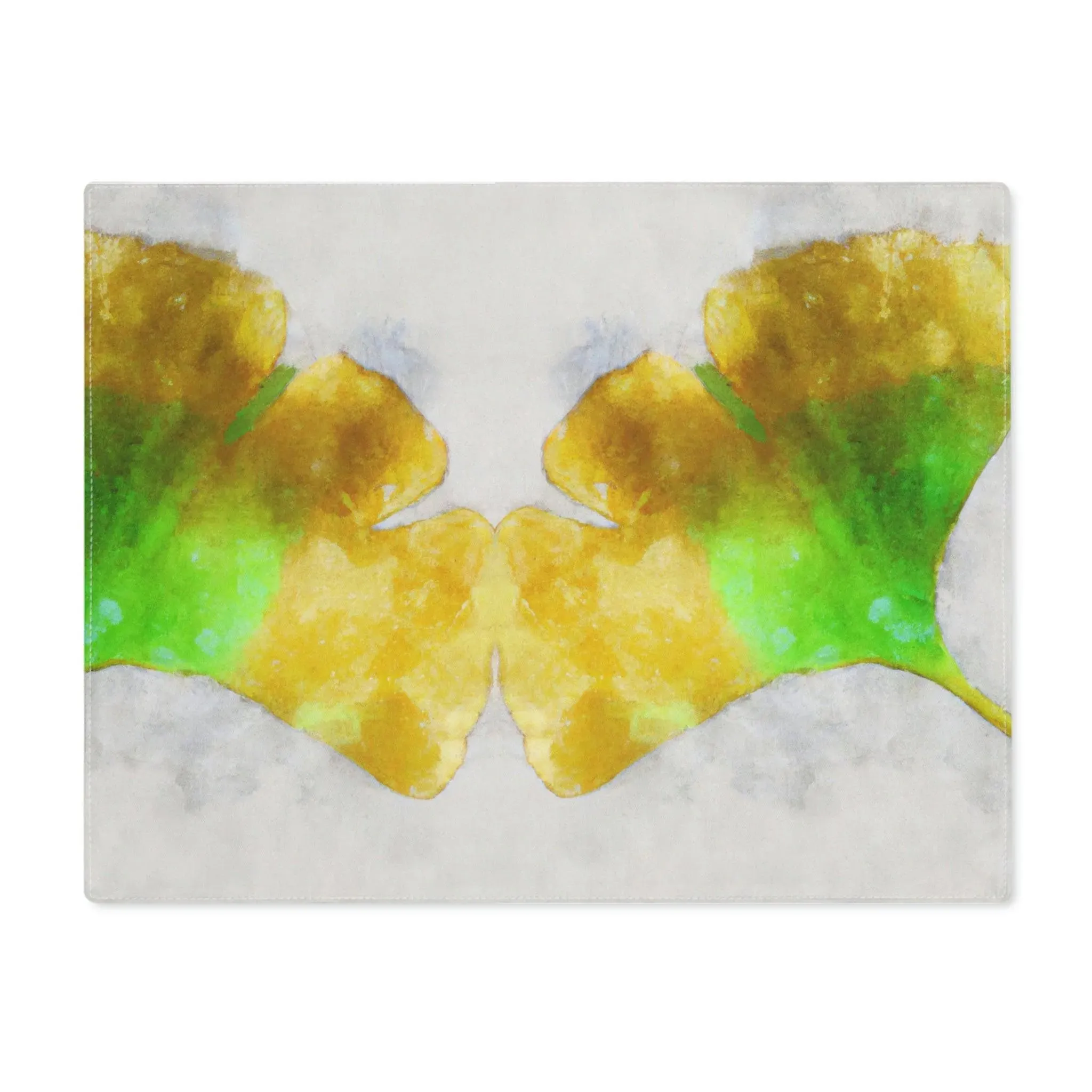 Green and Yellow Ginkgo Leaf Placemat