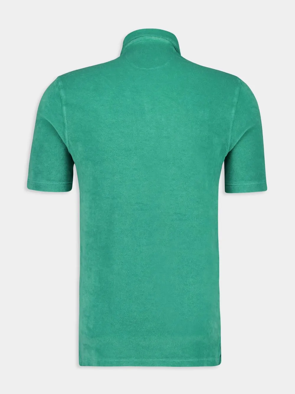 Green Bowling Terry Light Dusty Short Sleeve Shirt