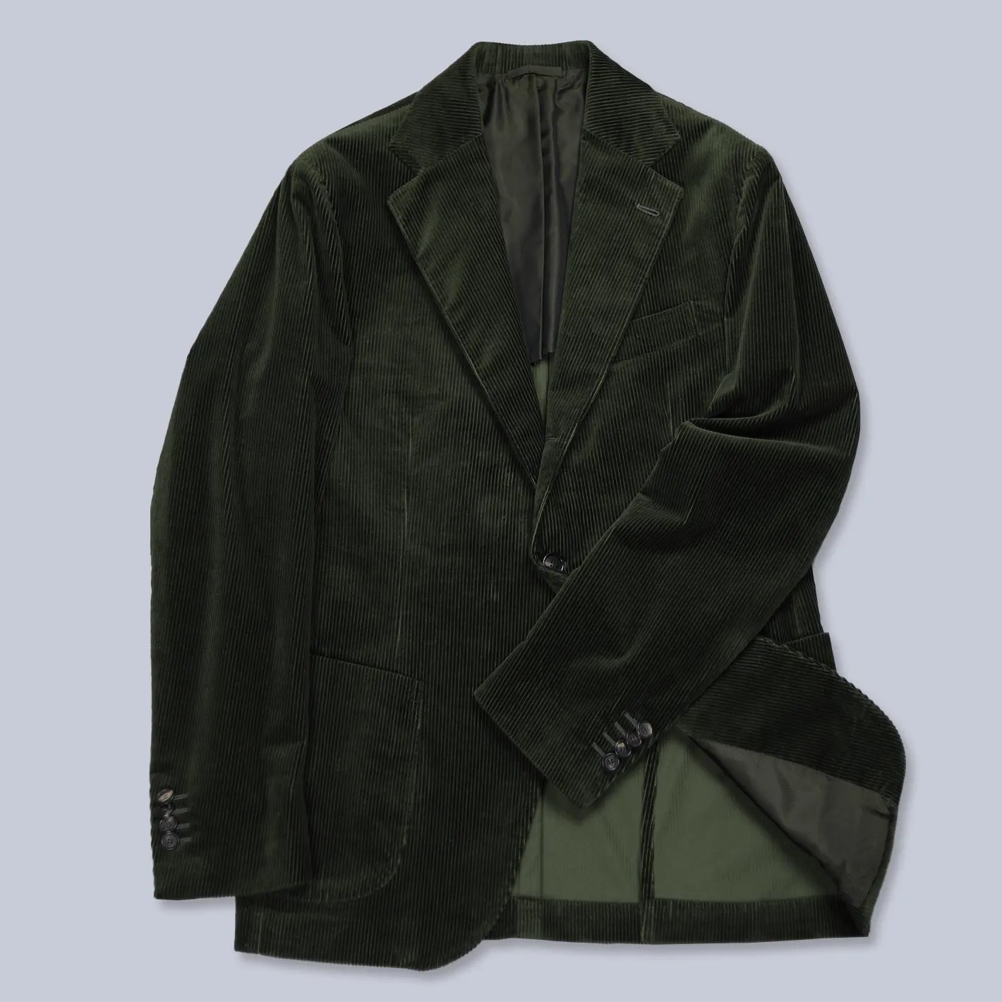 Green Corduroy Blazer