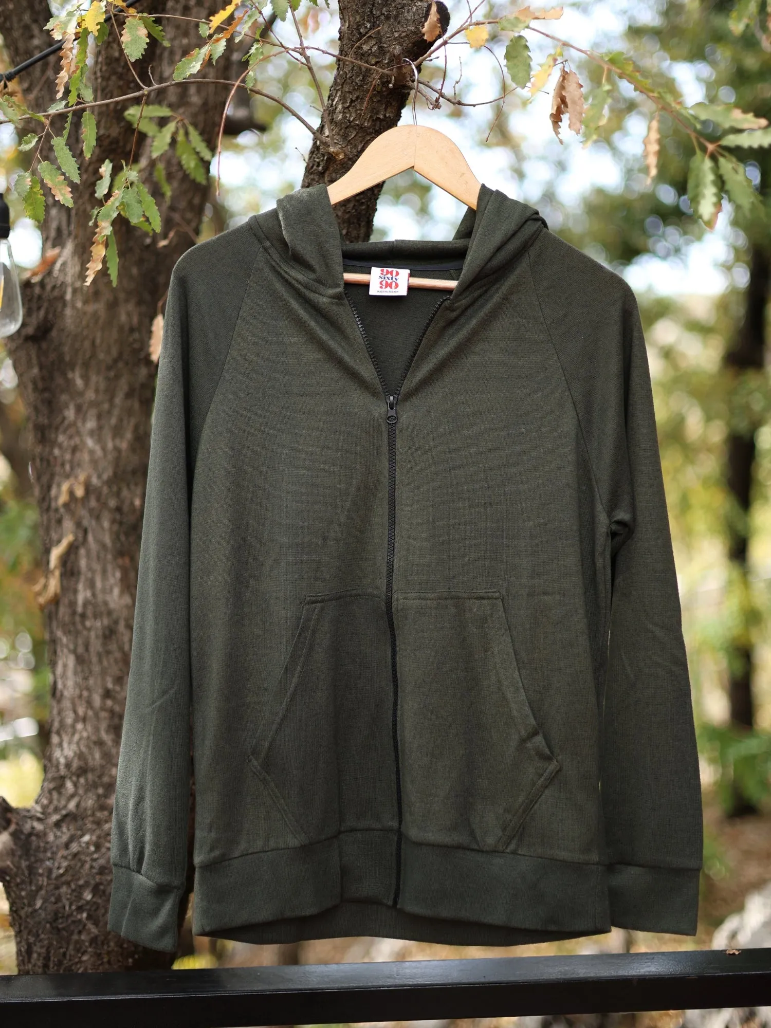 Green Hoodie Zipper