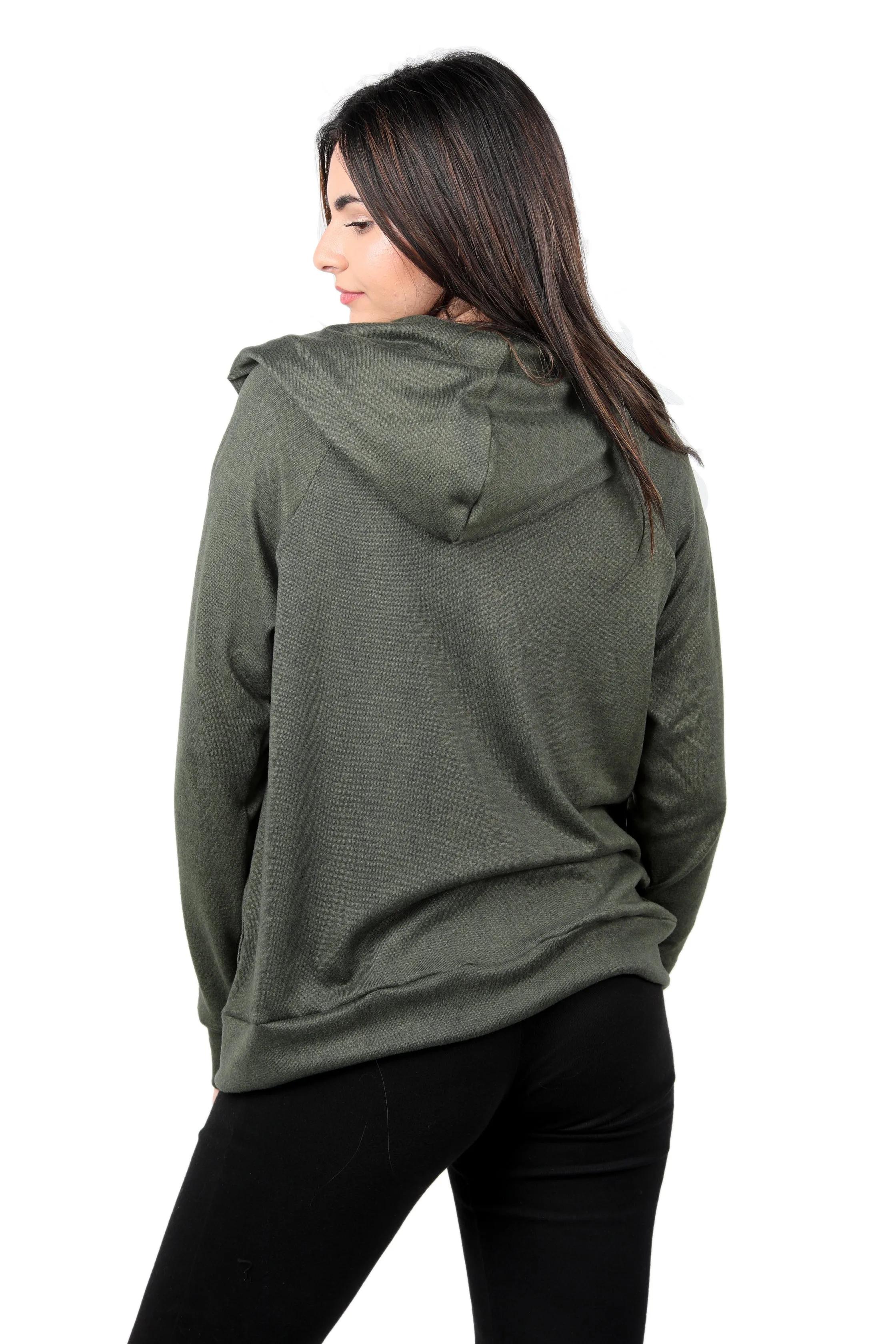 Green Hoodie Zipper