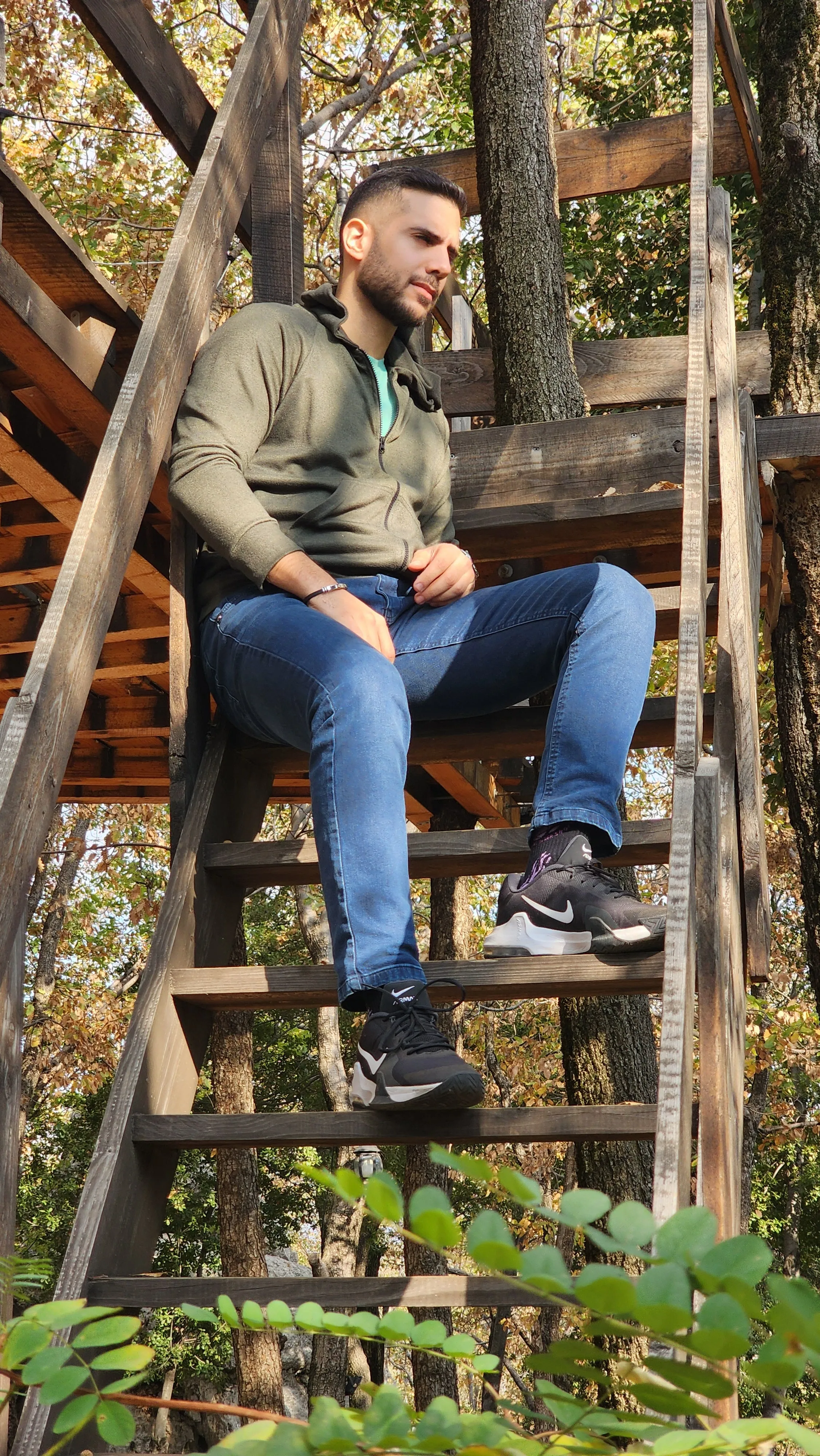 Green Hoodie Zipper