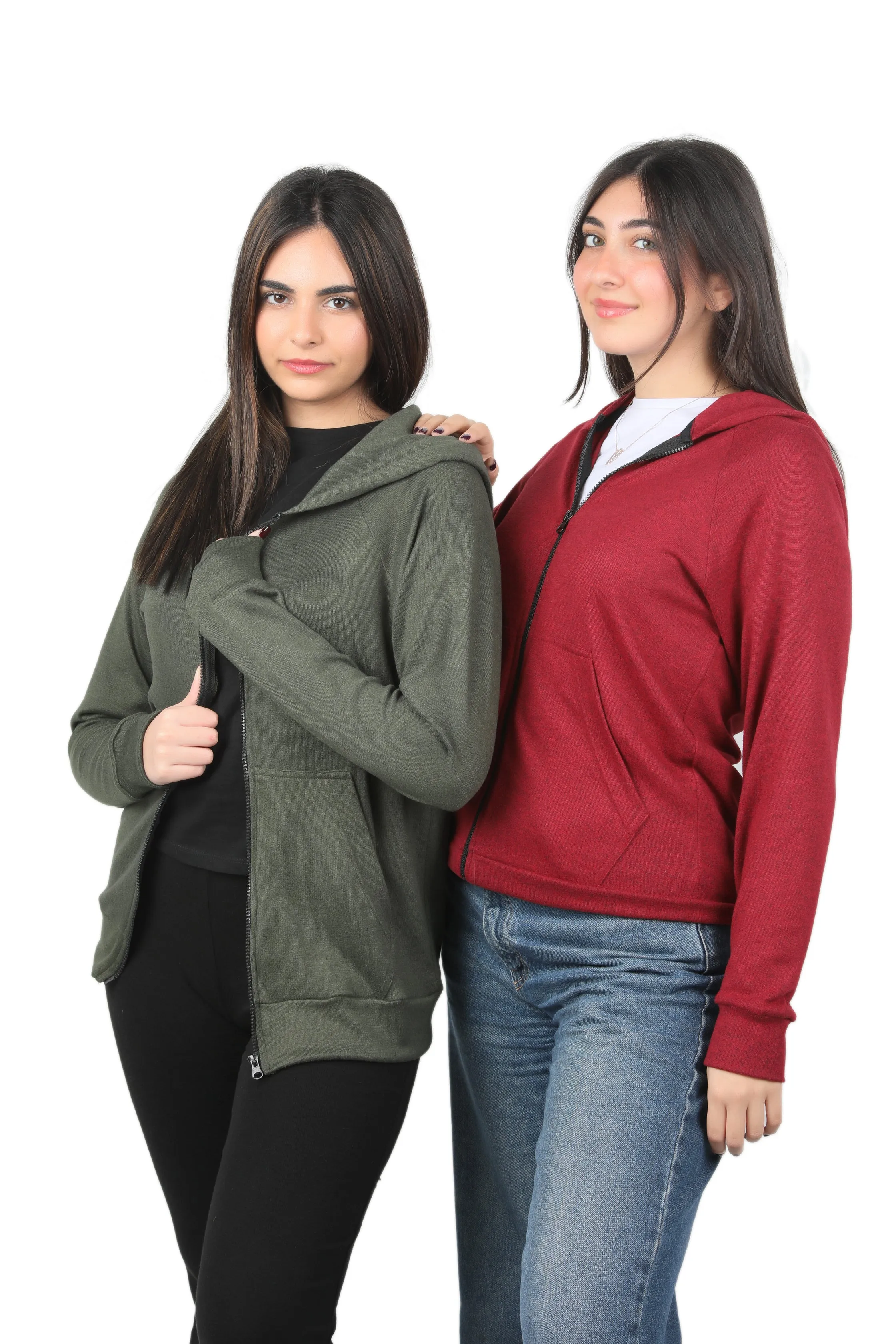 Green Hoodie Zipper