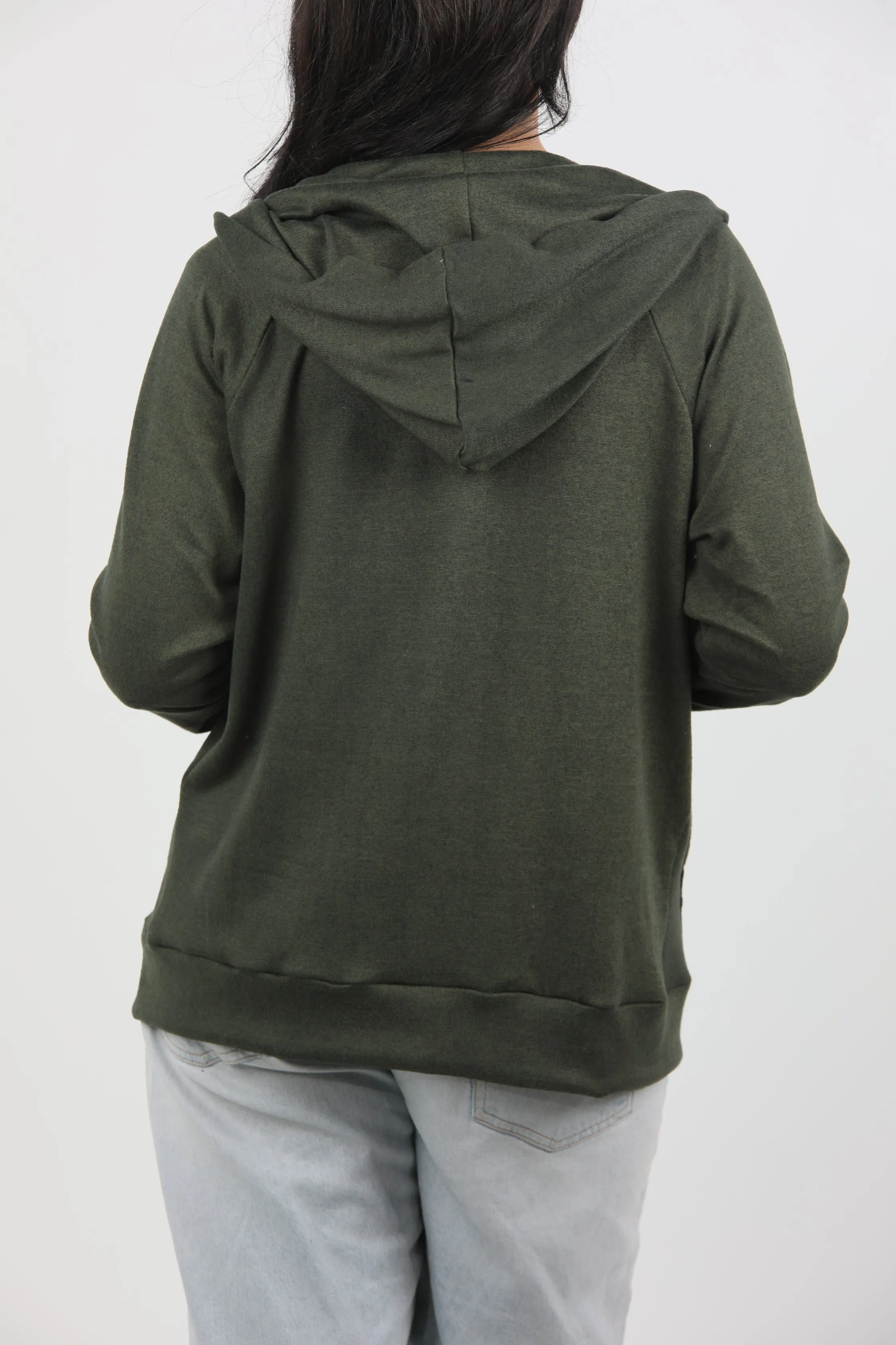 Green Hoodie Zipper