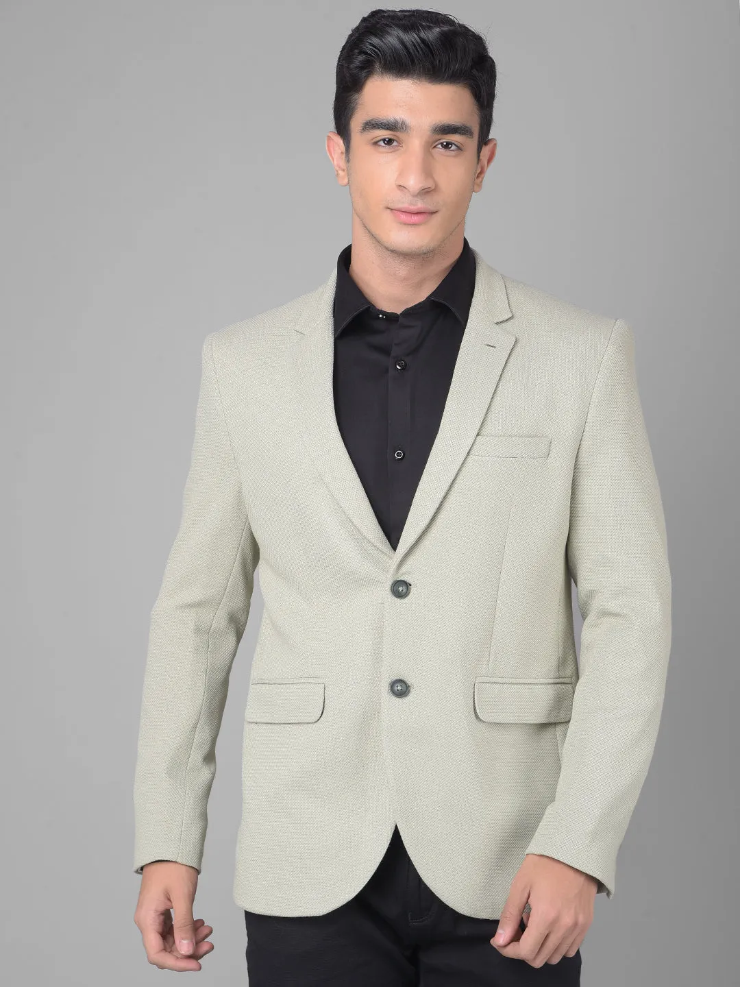 Green Single Breasted Blazer