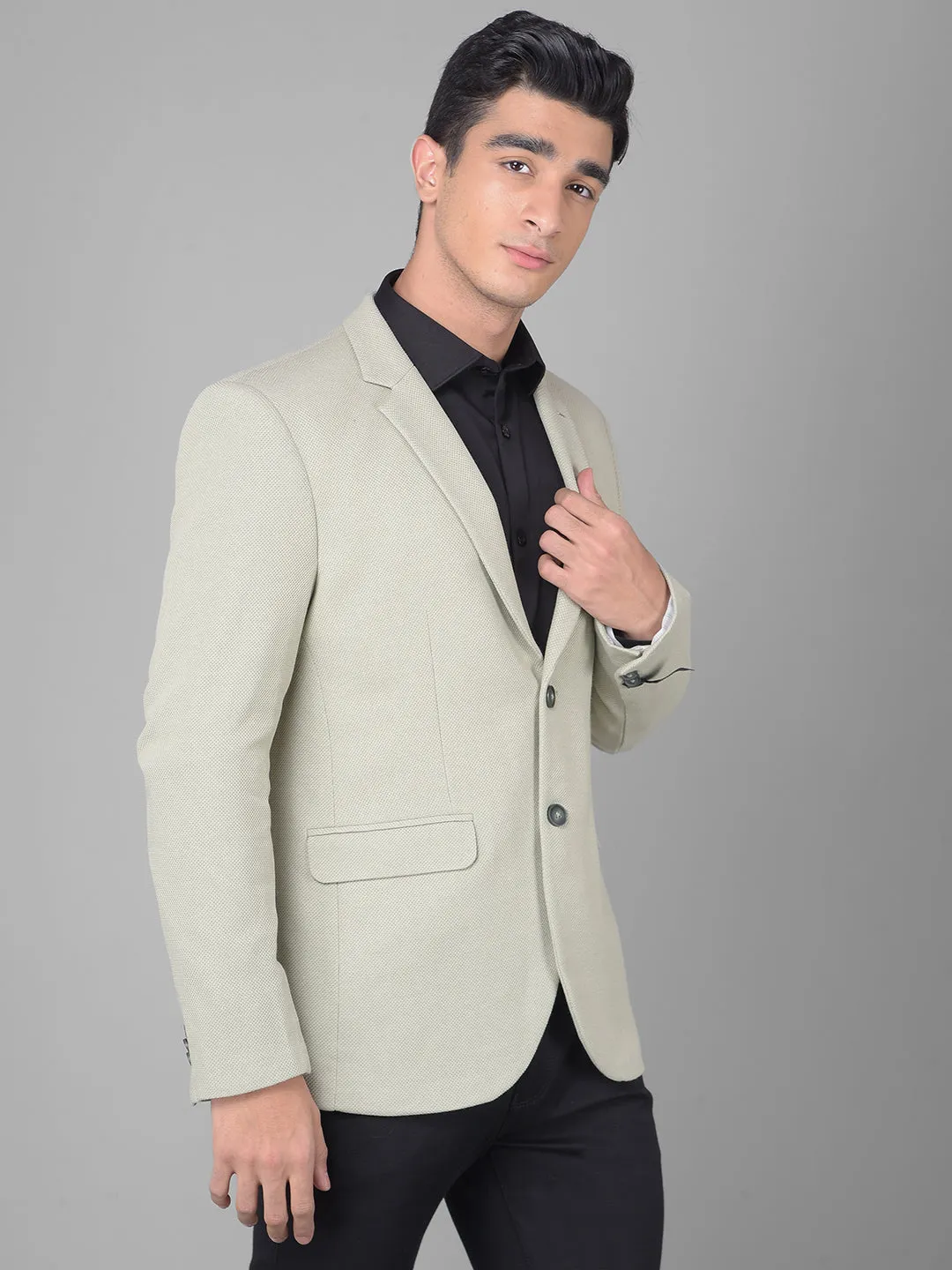 Green Single Breasted Blazer