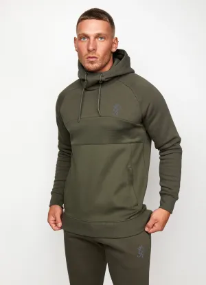 Gym King Archer Hybrid Hoodie Olive