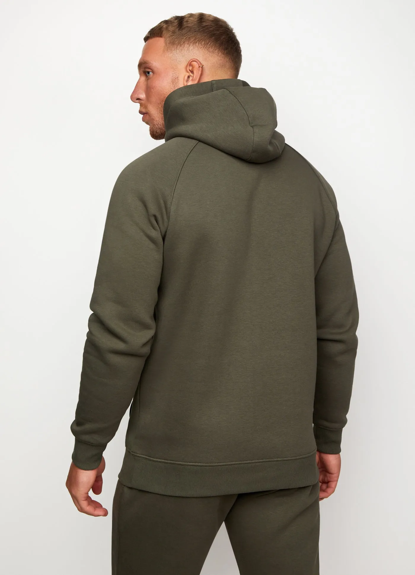 Gym King Archer Hybrid Hoodie Olive