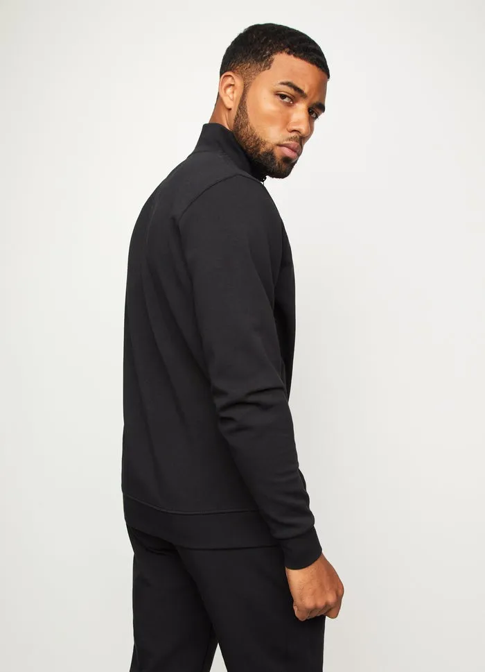 Gym King Kingsley 1/4 Zip Funnel Black
