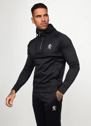 Gym King Sport Panelled Hoodie Black