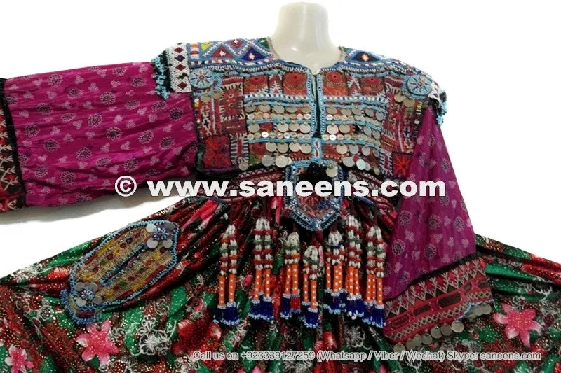 Handmade Kuchi Banjara Coins Work Dress