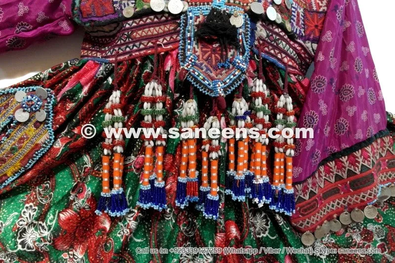 Handmade Kuchi Banjara Coins Work Dress