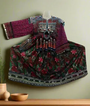 Handmade Kuchi Banjara Coins Work Dress