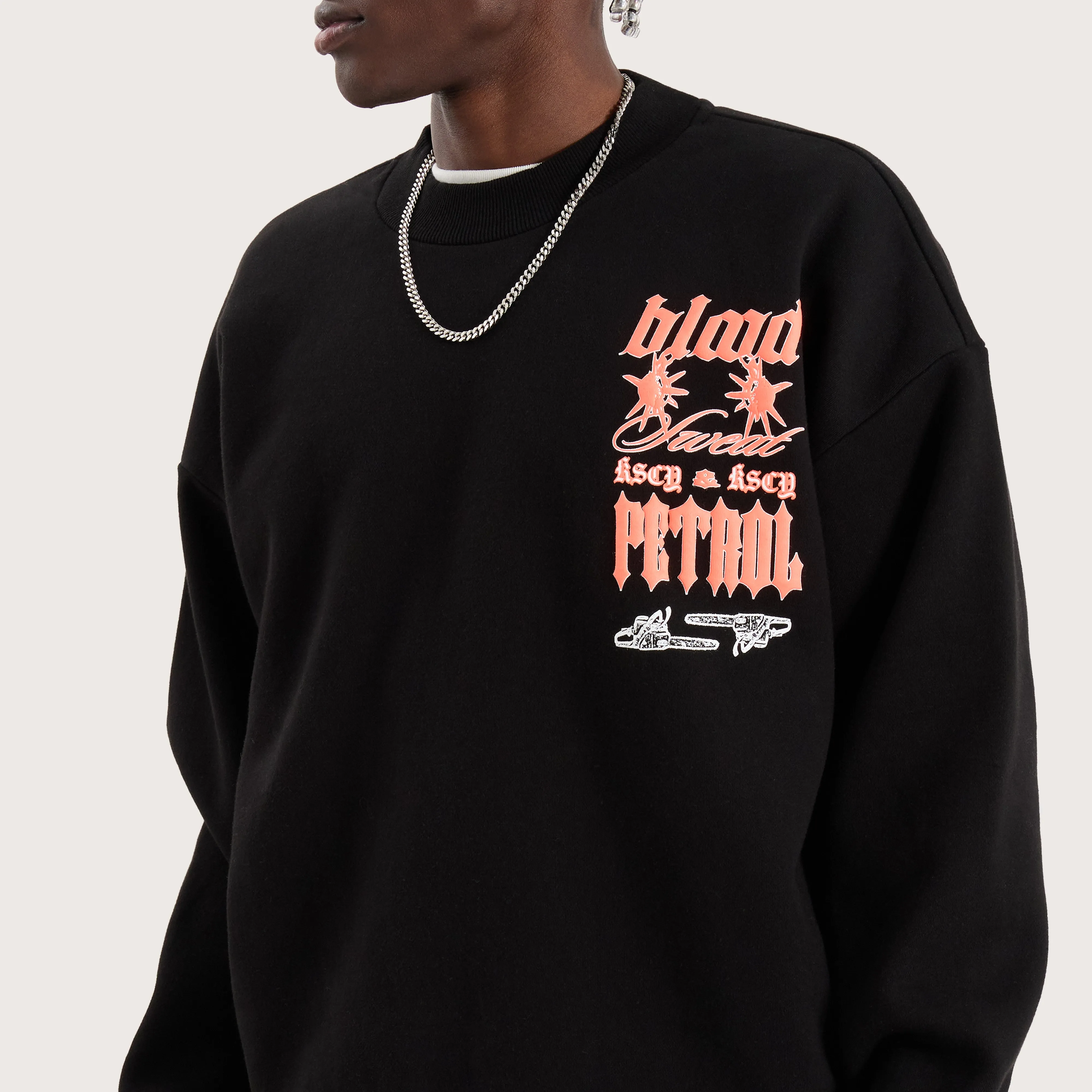Hardwork Crew Sweater Jet Black