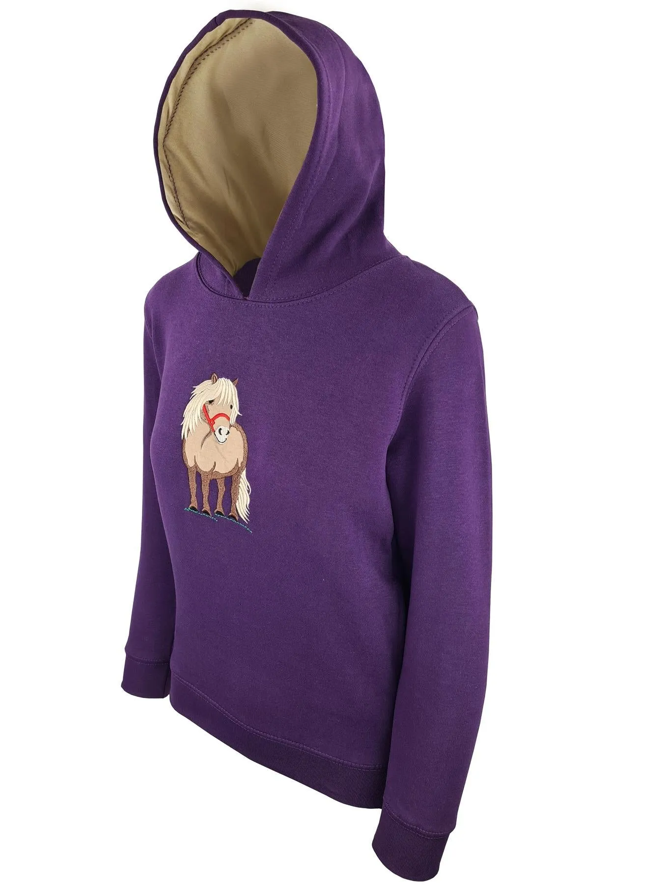 Hazy Blue Hazel Horse Childrens Hoodies