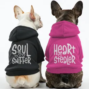 Heart Stealer and Soul Sniffer - Matching French Bulldog Hoodies – Stylish, Cozy & Personalized!