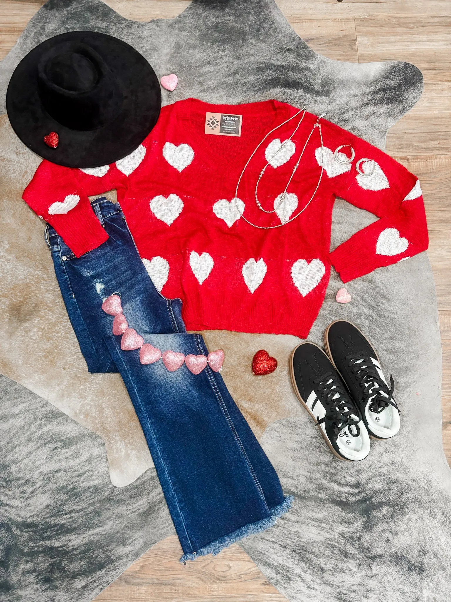 Heart sweater top
