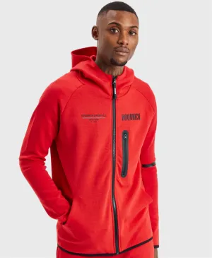 Hoodrich OG Cycle Full Zip Hoodie Red