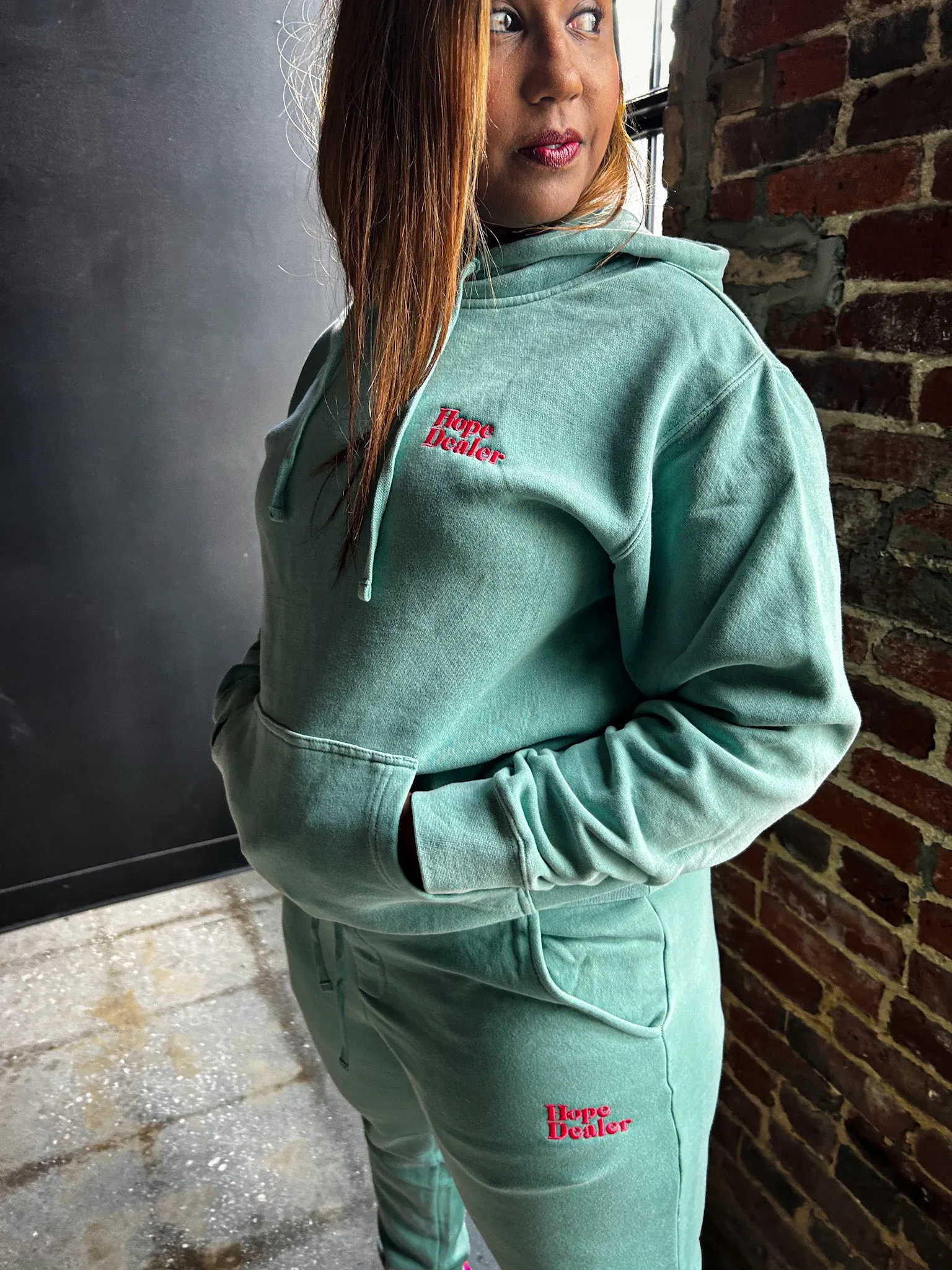 Hope Dealer Embroidered Adult Hoodie