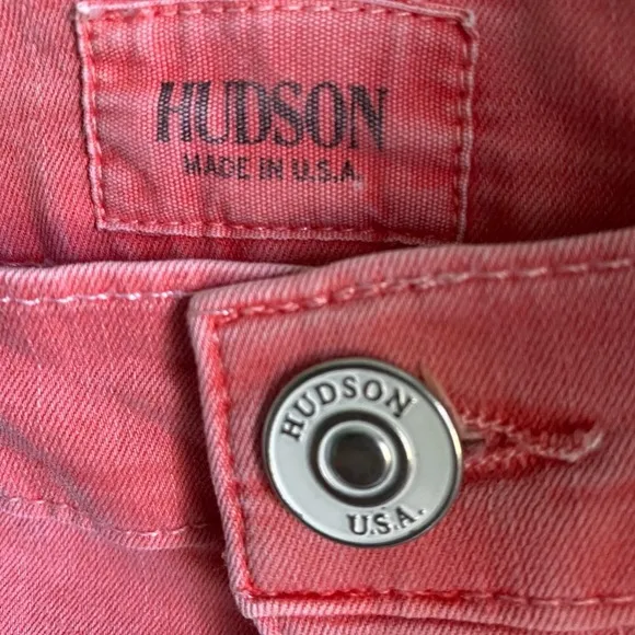 Hudson Jeans Nico Skinny Salmon Pink