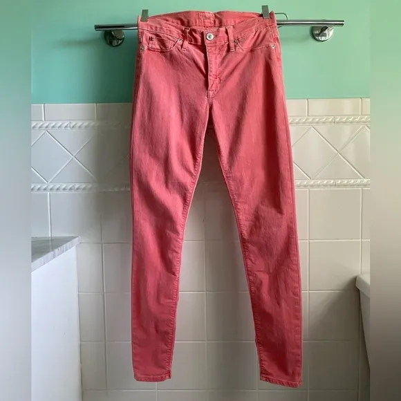 Hudson Jeans Nico Skinny Salmon Pink