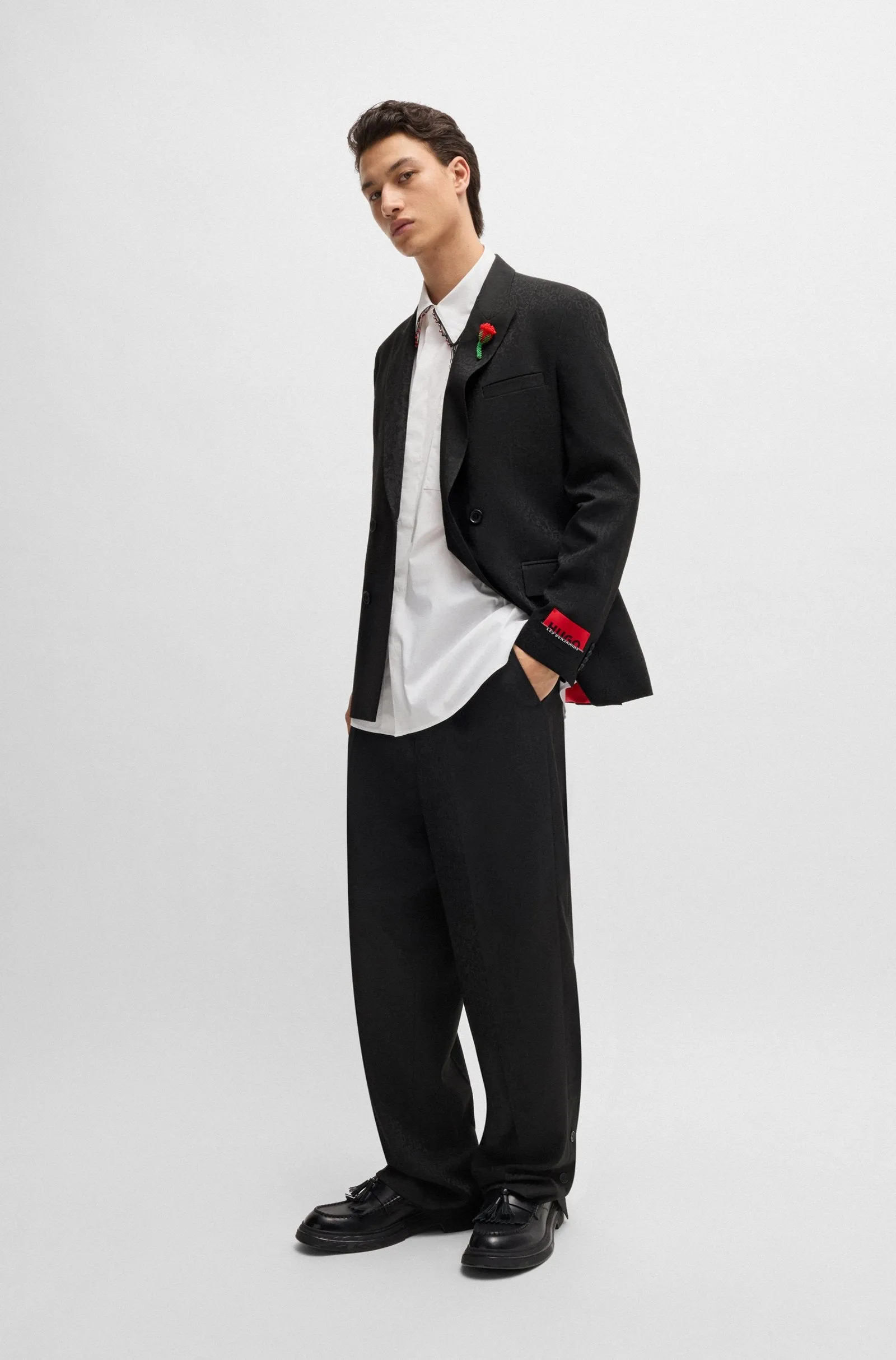 HUGO Blazers Modern Fit in Polyester Mix - HASAN_LB 10265918 01-50527927